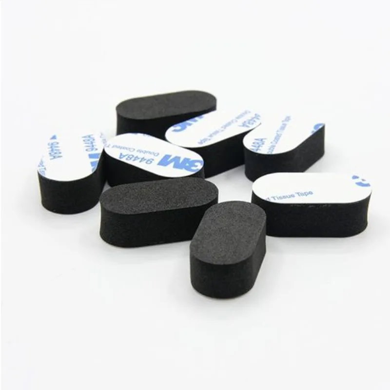 China Die Cut 1mm 2mm 5mm 10mm Black High Density Double Sided Self Adhesive Rubber EVA PE Foam Tape Sheet Pads