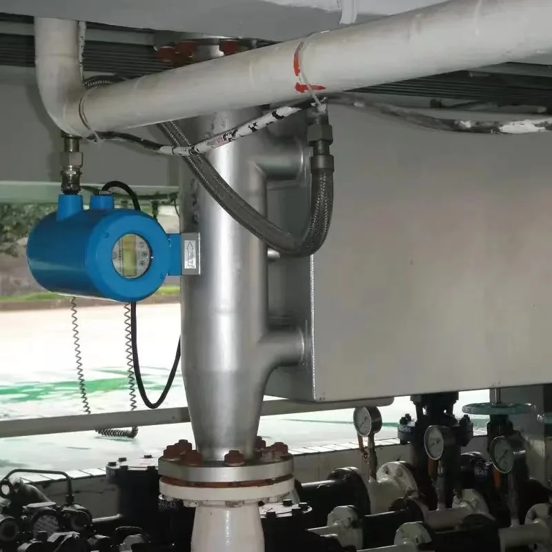 Measuring Device Water Gas Modbus HART Communication Coriolis Mass Flow Meter