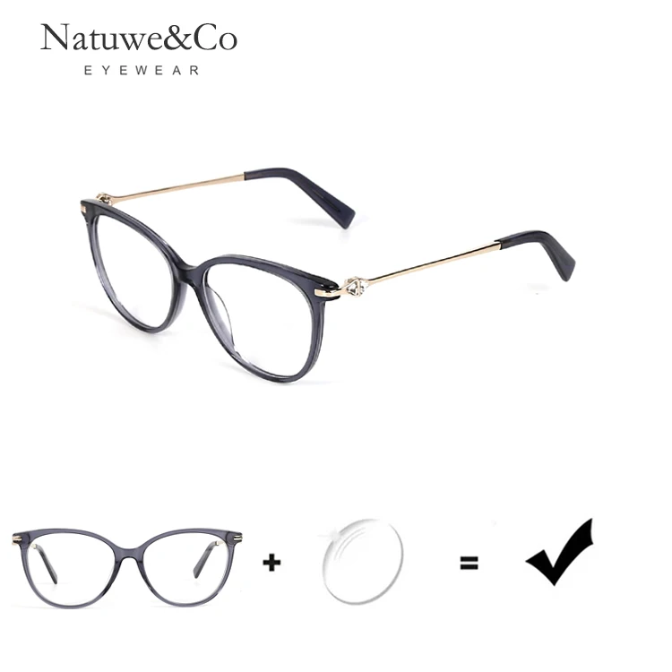 Acetate Prescription Glasses Men Anti Blue Light Computer Eyewear Optical Myopia Photochromic Eyeglasses