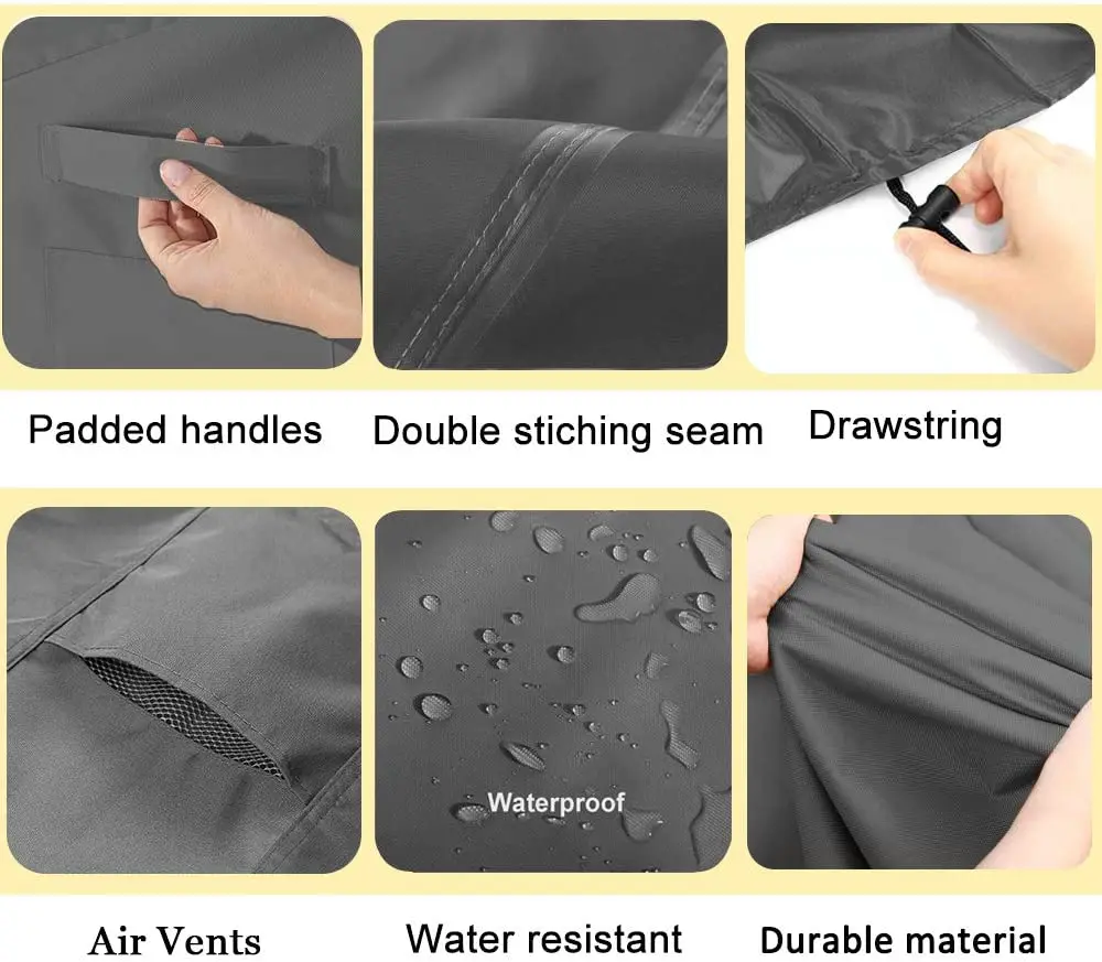 Oxford heavy duty fabric outdoor patio furniture dust proof waterproof uv protection sofa cover