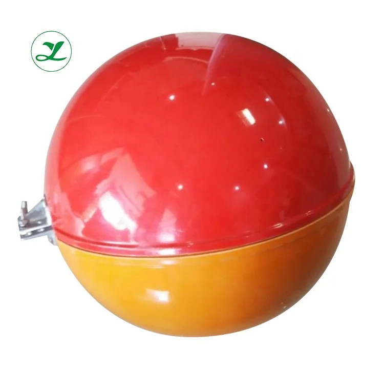 400mm 600mm FRP warning ball electrical transmission line dedicated aviation warning ball