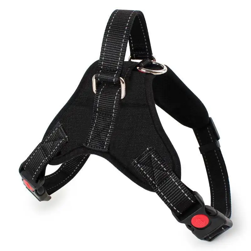 Selling Leather Dog Harness Traction Rope Explosion-Proof Luxury Dog Collars And Leash Set