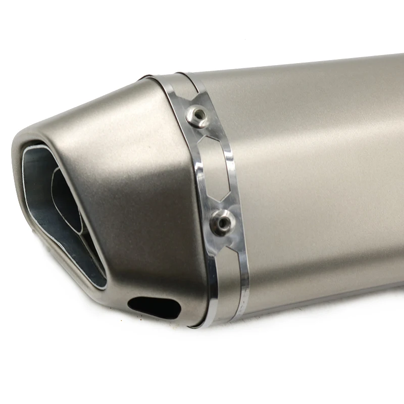 51mm Motorcycle Exhaust Racing Modify atv Exhaust Muffler For FZ6 CBR250 CB600 MT07 Dirt Bike Exhaust