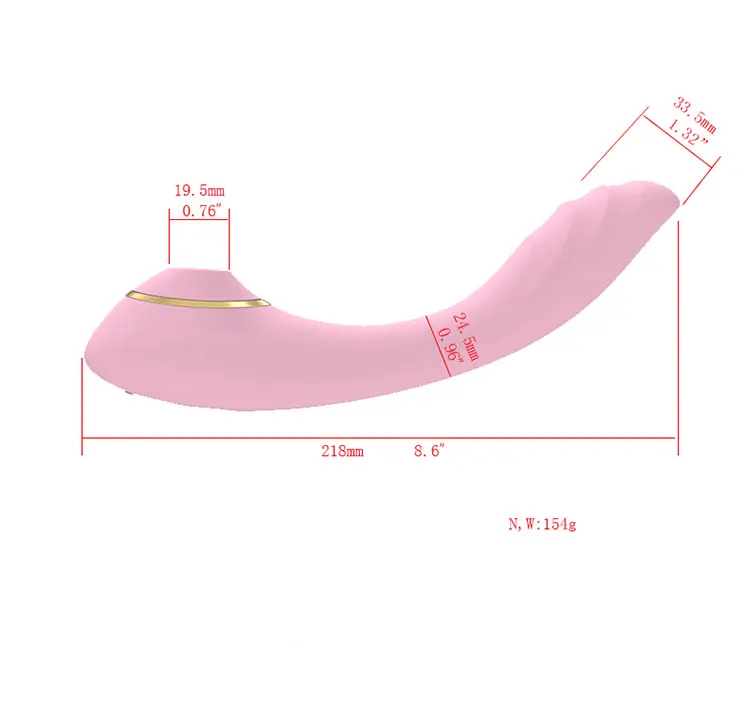 Hot Sale Sex Toy USB Charge 10 Speed Frequency Vibration  G-Spot and Clitoris Sucking Vibrator For Women Masturbation