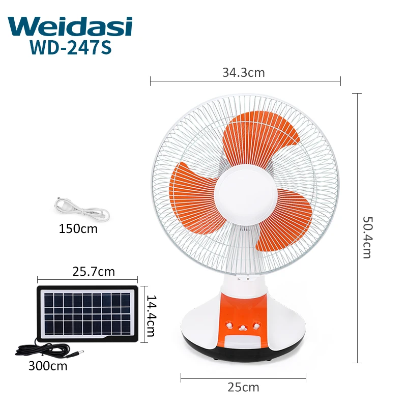 Удобный перезаряжаемый мини-вентилятор