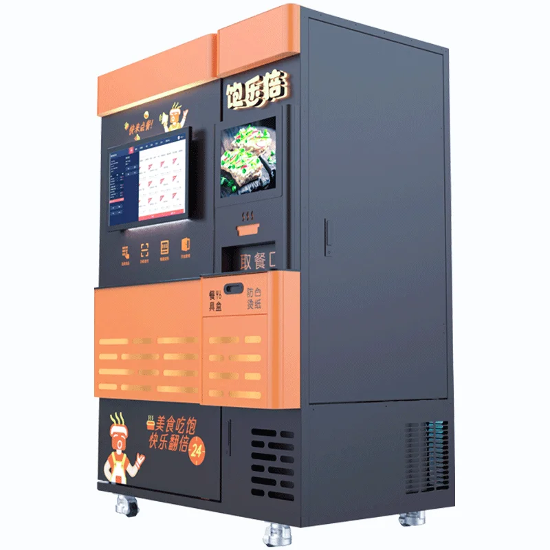 Profesional Full Automated Food Cooking Machine Vending Machine For Foods And Drinks
