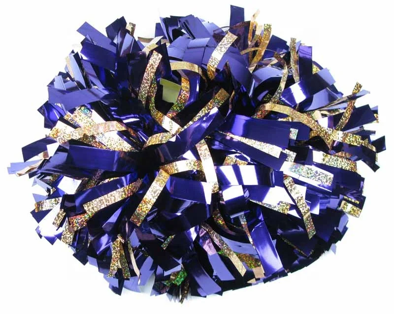2022 New cheerleading metallic pom poms for cheerleaders with factory price