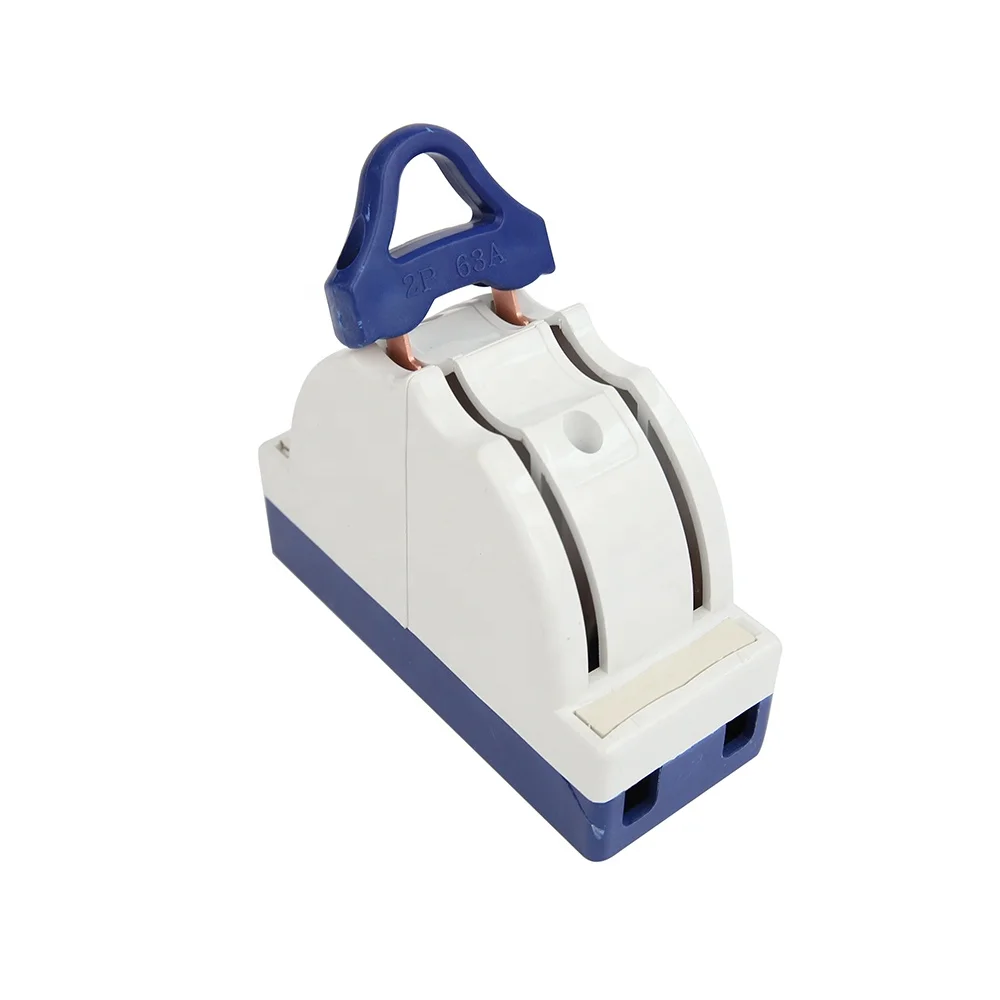 3P 380V White Wave Knife Switch Change Over double throw Switch