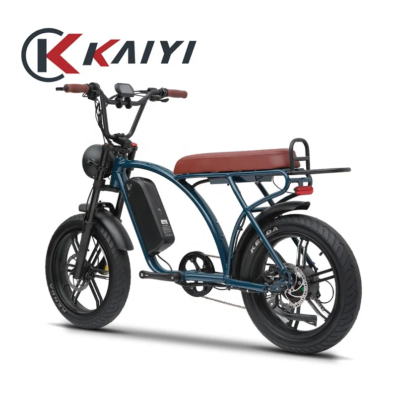 KAIYI dual motor electric bike 1500w electric bicycle lithium battery 48v 20ah ebike adult scooter fat tire bicycle derailleur
