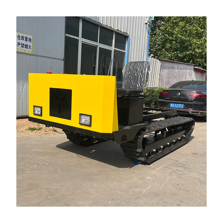 Durable multi-functional crawler dump truck, mining agricultural construction site common sharps!Load 3 ton  crawler mini dumper