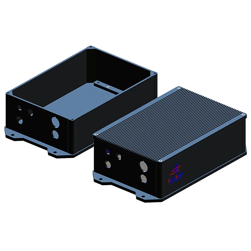 Customized ip67 ip68 aluminum battery  waterproof  boxs case   electronics instrument enclosures