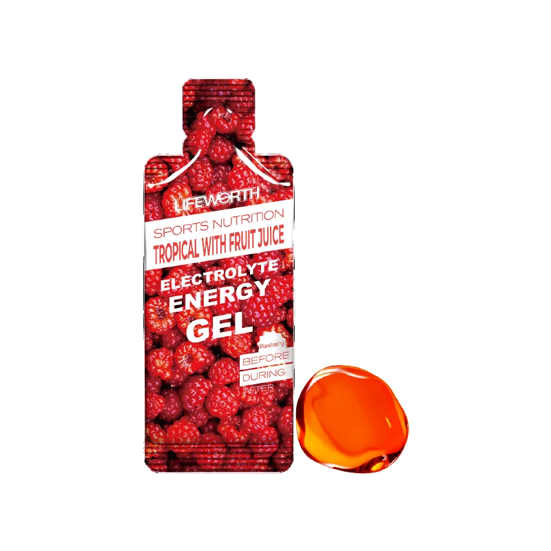 LIFEWORTH OEM Zero Sugar Energy Drink Electrolytes Sports Nutrition Liquid Energy Gel Pouch