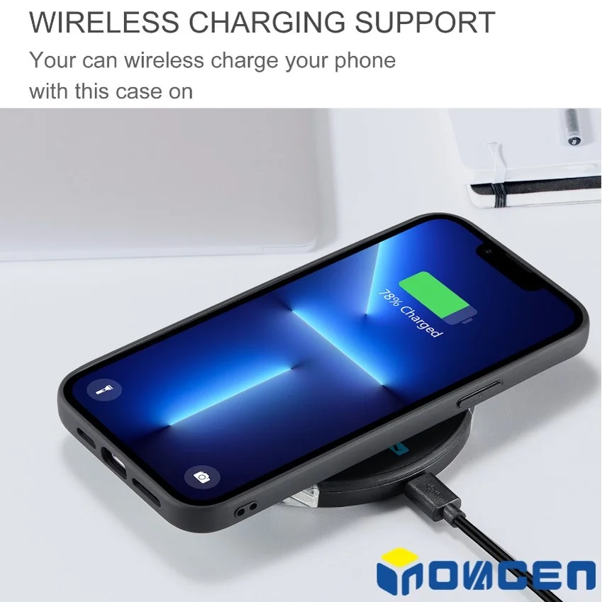 Leather MagSafe Case Compatiable For iPhone/Magnetic Leather Back Cover with Detachable Wallet Card Holder,Shockproof Multicolor