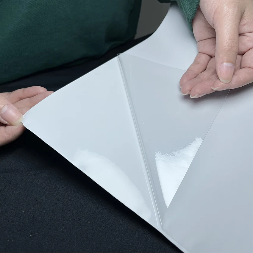 High Quality  Printable Eco solvent White Clrear Transparent Static Window Film