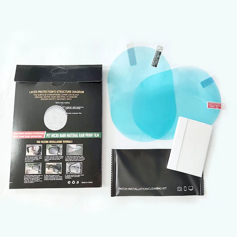 LDW Die Cutting Hot Selling Car Accessories Anti Water Mirror Protective Film Anti Fog Sticker Screen Protector,Mirror Film