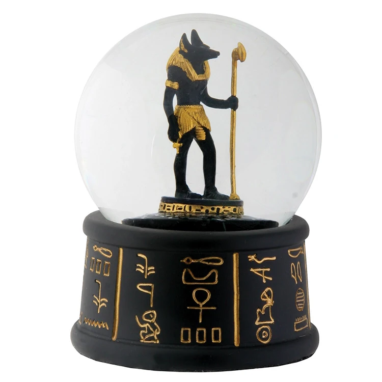 Custom Snow Ball Tourism Souvenirs Snow Globe for Resin Crafts Egyptian Style Snowball Tourist Souvenirs Water Globe