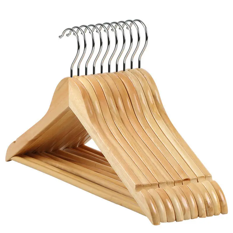 Cheap price coat hanger for clothes antique wooden hangers wholesale