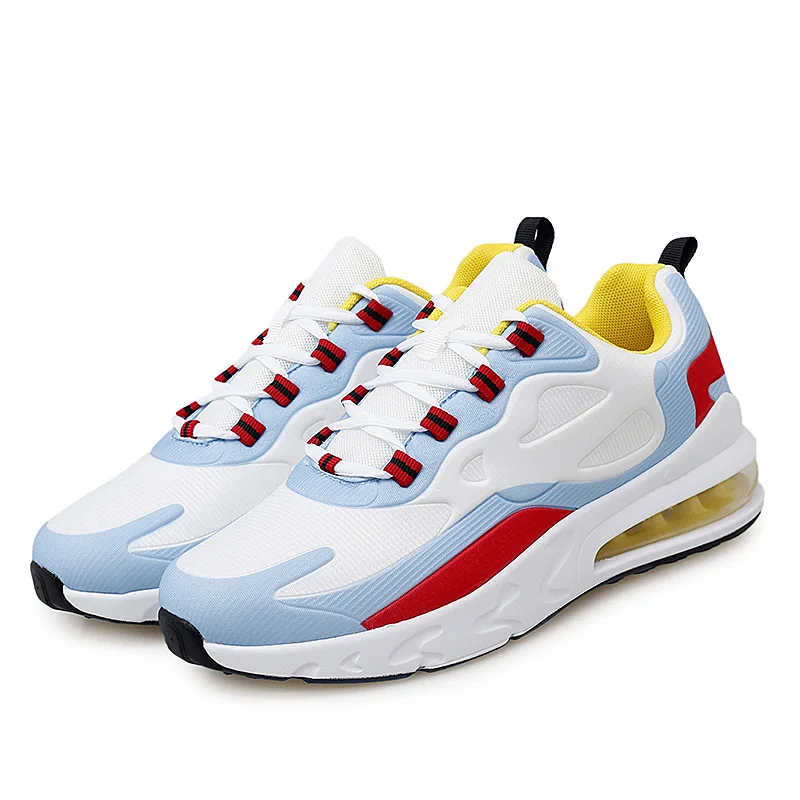 2022 Wholesale Custom brand ladies black and white men sneaker women running air cushion men sport shoes