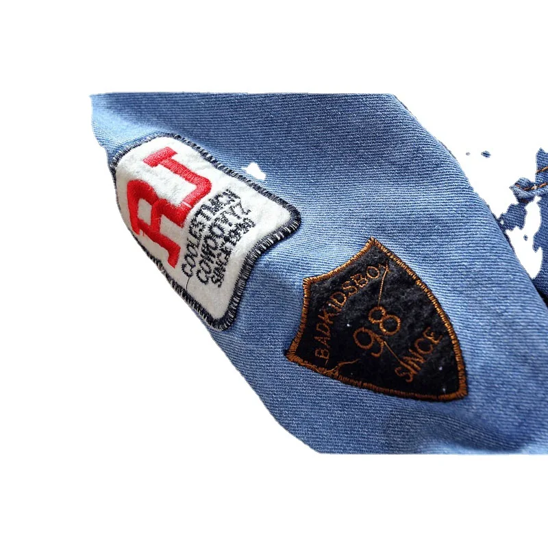 Wholesale Denim Jacket Mens Slim Fit Japanese Style Teens Boys Denim Jeans Jackets and Coats