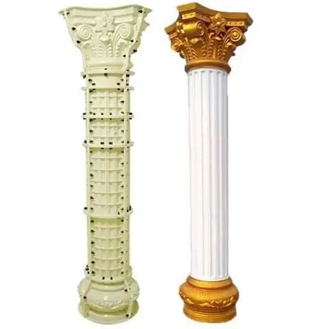 Top Quality Roman Pillars Column Molds Square Roman Column Mold For Sale diameter 30cm,35cm,40cm,50cm