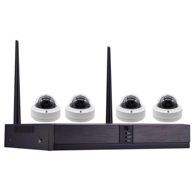 Full HD wireless wifi ip 1080p 4ch 8ch metal waterproof cctv Security dome nvr kit camera system