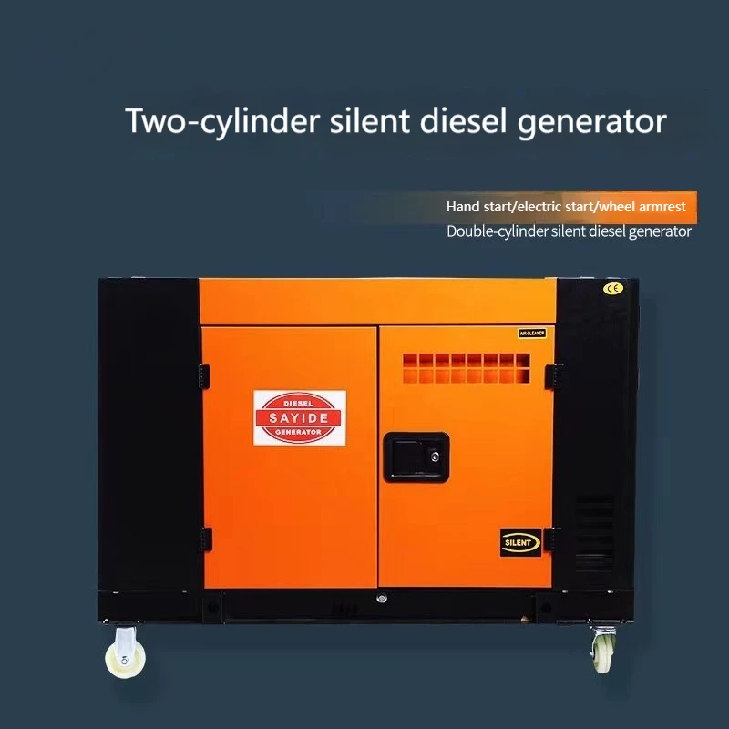 10kva Silent Diesel Generator For Home Silent 1/3 Phase Sound Proof Diesel Generator Npc 10kva Generators Groupe Electrogene