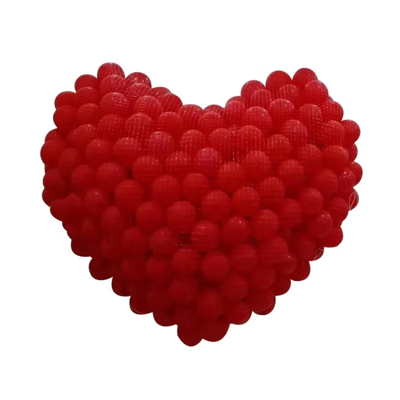 Party Decoration Balloons Heart Shaped Party Balloon Drop Release Net For 500 Balloons