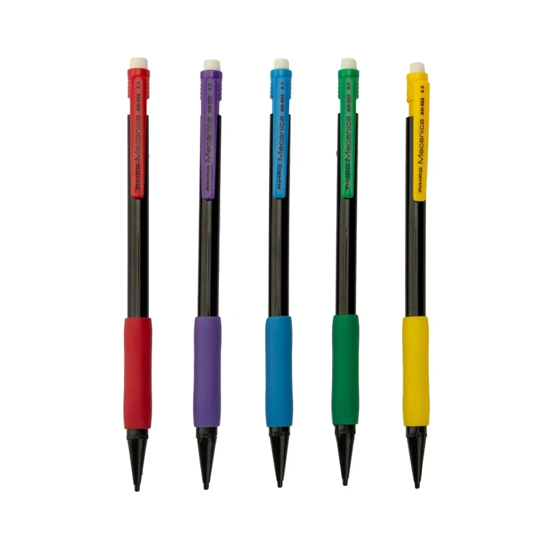 Good Quality 0.5 Mm Custom Logo Lead Retractable Mechanical Pencil With Eraser