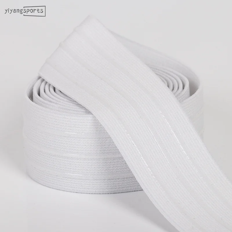High stretch 3 Straight Line Straps Belt Waistband Silicone Gripper anti-slip tape ribbon rubber bands for clothing
