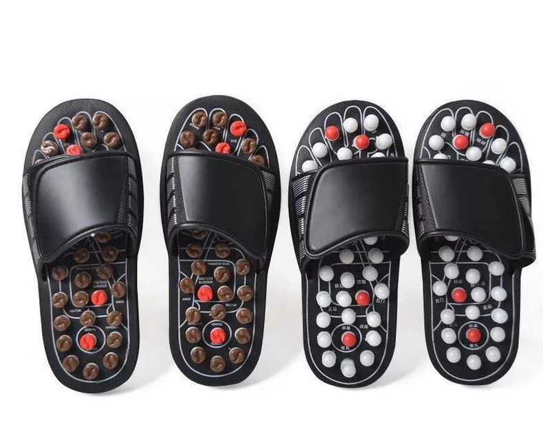 Hot Selling Acupoint massage products Spring-rotated dot massage slippers Foot massager summer Indoor Non-slip Slippers
