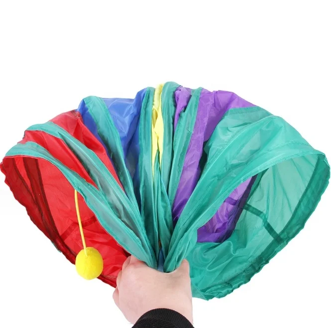 Wholesale Pet Collapsible Play Tent Dog Interactive Toy Tube Cat Tunnels Maze Cat House With Balls Bells For Small Animals