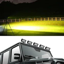 China Manufacture 5 Inch 72W LED Light Bar Spotlight Suitable For Offroad Vehicle Truck 4WD SUV Fog Light