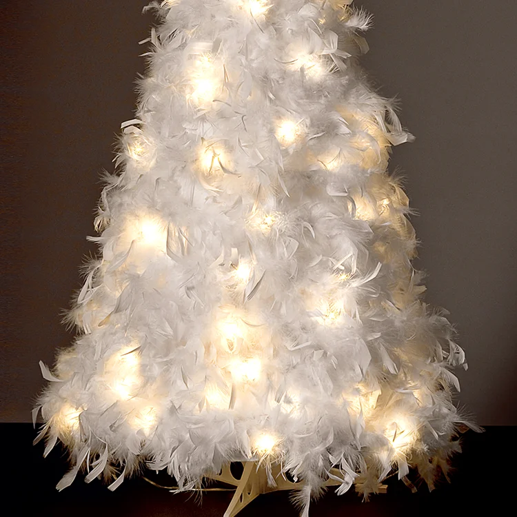 
Wholesale Factory Prices Warm White Fancy Feather 120 Cm Feather Tree Light 