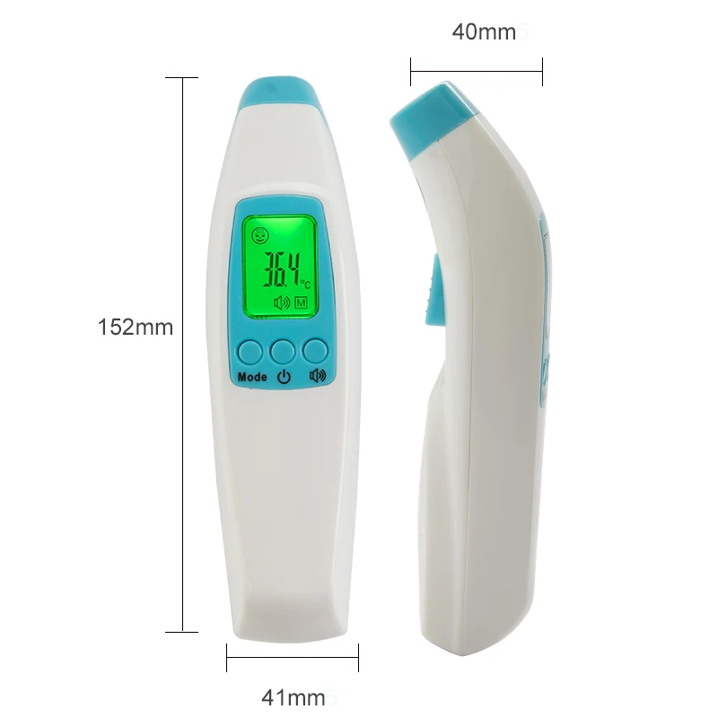 Human Body Temperature Digital Forehead Non contact Infrared Thermometer