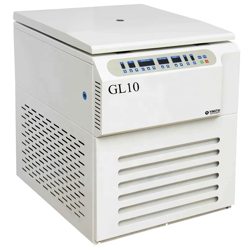 Refrigerated Laboratory Centrifuge 10000rpm with 6x1000ml Rotor Cooling Centrifuge Large Capacity
