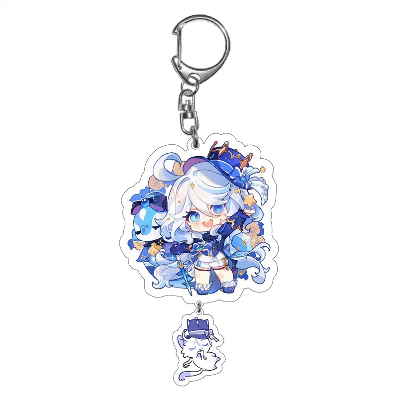 26 Designs Genshin Impact Game Peripheral Student Schoolbag Pendant Acrylic Keychain