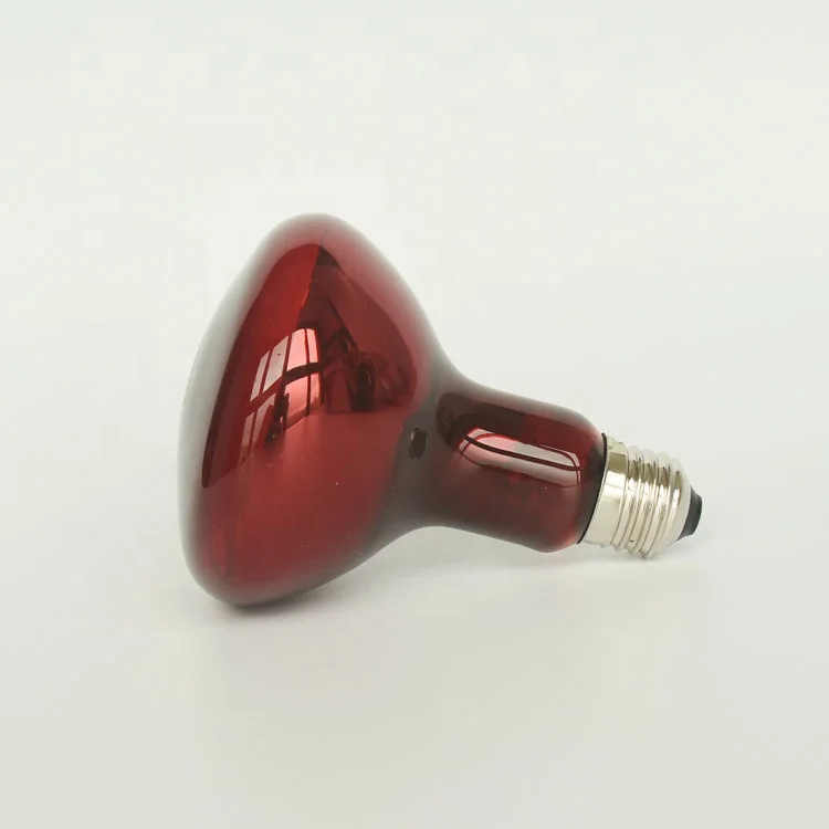 Energy Saving 230V E27 heating lamp 60W/75W/100W 150W Infrared Bulb Halogen Light for poultry farming therapy with CE RoHS ETL