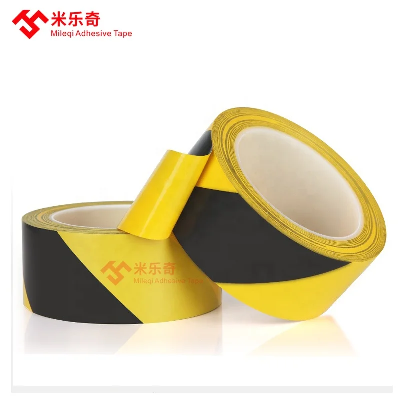 
7cm wear-resistant underground detectable yellow black red and white PVC barrier warn hazard safety caution warning tape 