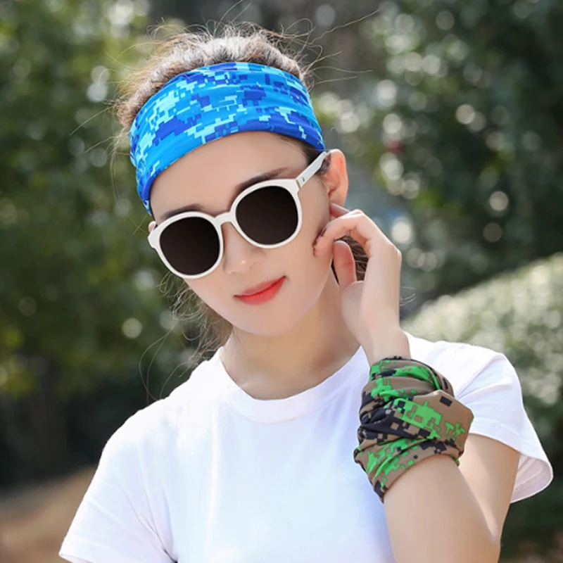 Personalised Printed Free Design Coolmax Polyester Custom Bandana head bands Neck Gaiters Face Covering Seamless durags for men