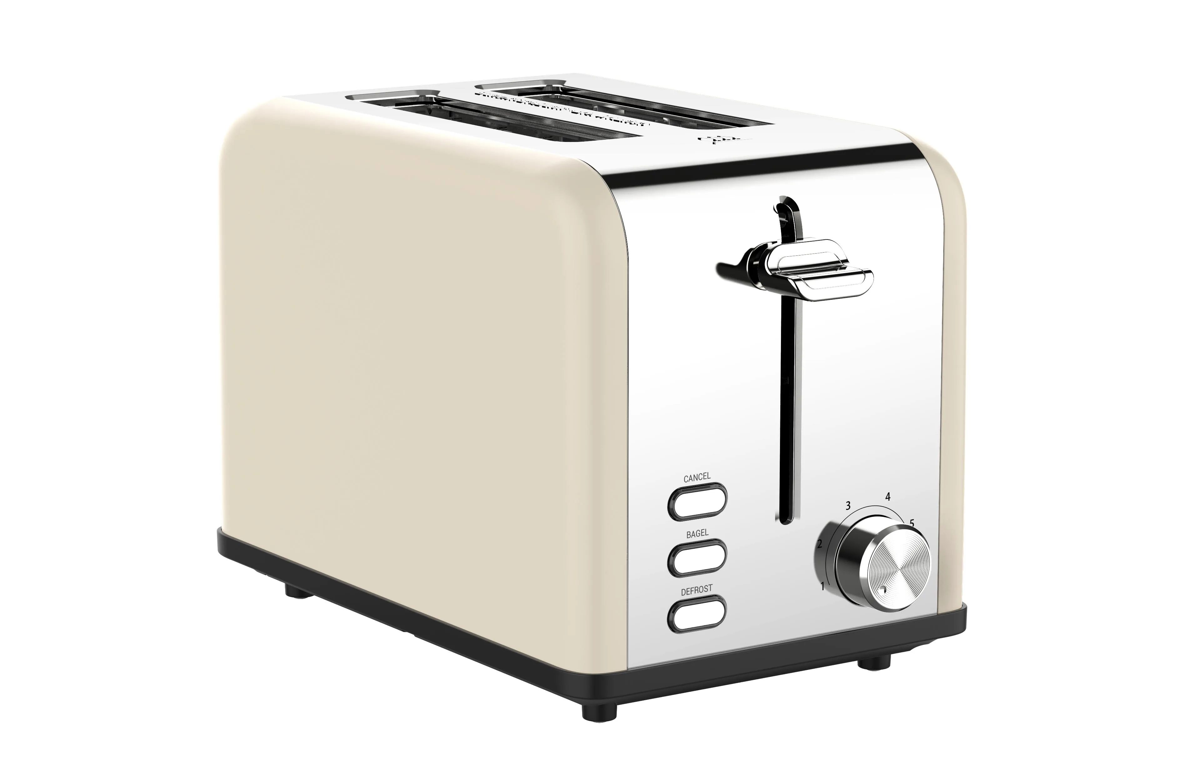 Custom Factory Household Appliance extra Wide Slot 2-Slice Bread Toaster Stainless Steel Electric Toasters