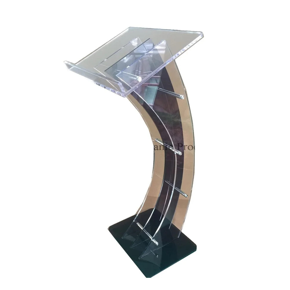 
Clear acrylic church pulpit acrylic glass pulpit podium acrylic crystal podium 