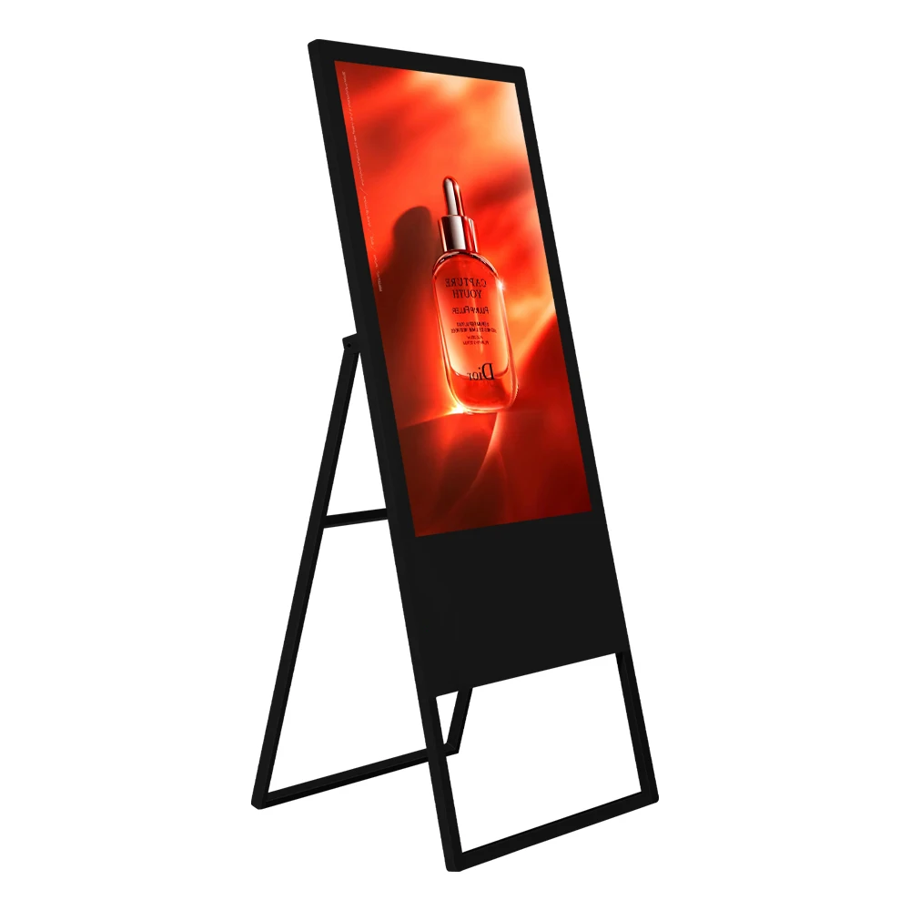 32 inch 3D LCD Touch Screen window os advertising monitor Digital Signage display Transparent Cabinet Showcase box for luxury