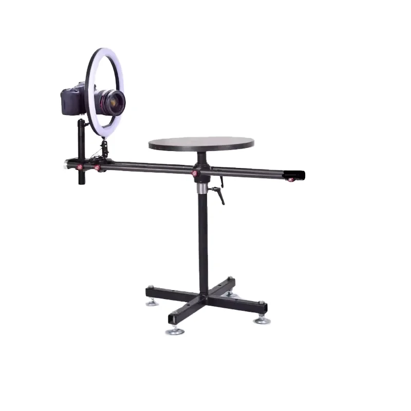 40cm 360 Degree Photography Turntable 60cm Photo Booth Rotating Horizontal Vertical Platform Education-Focused Advertising