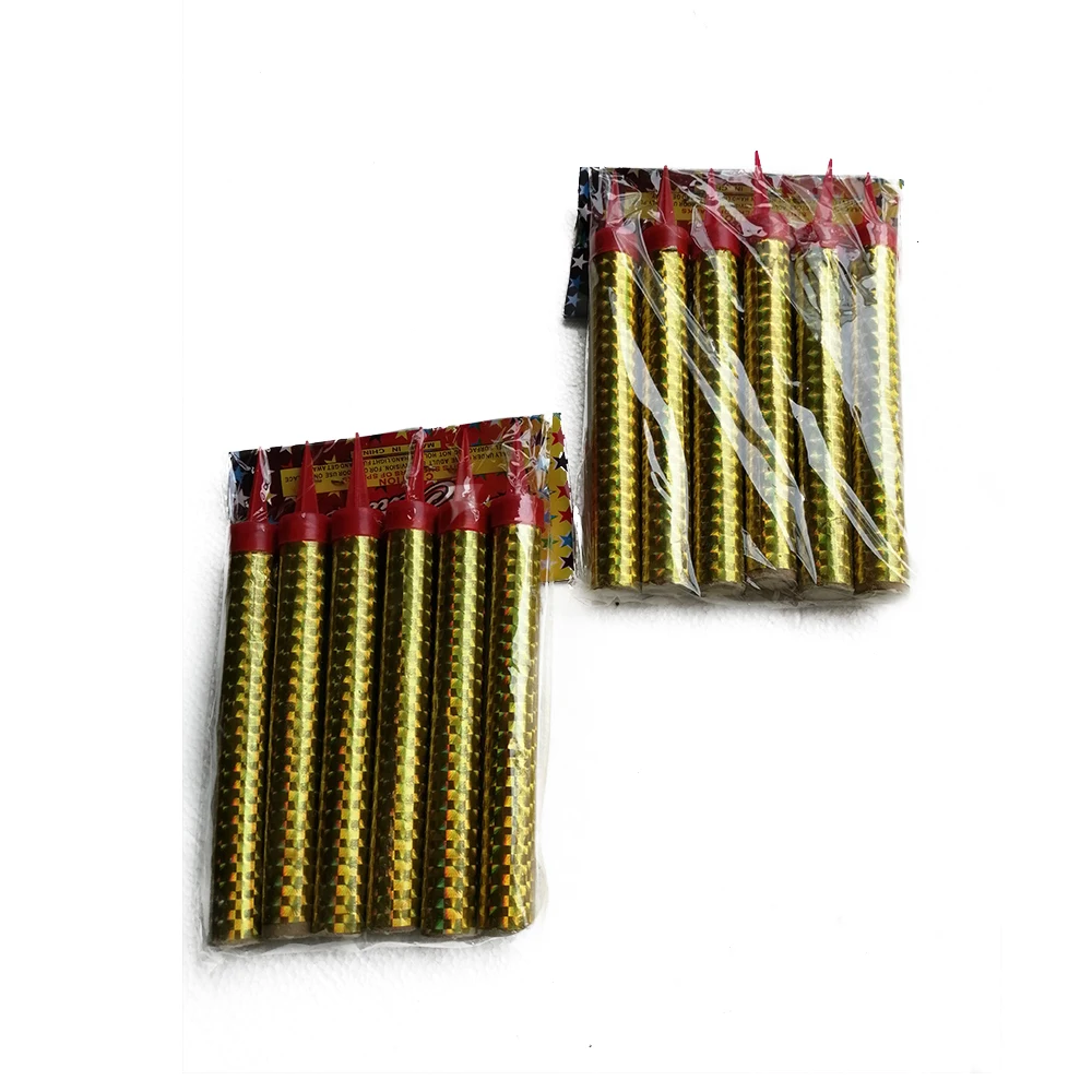 45 Sec no smell gold ice fountain Cake handhold candle for birthday party club sparkler candle