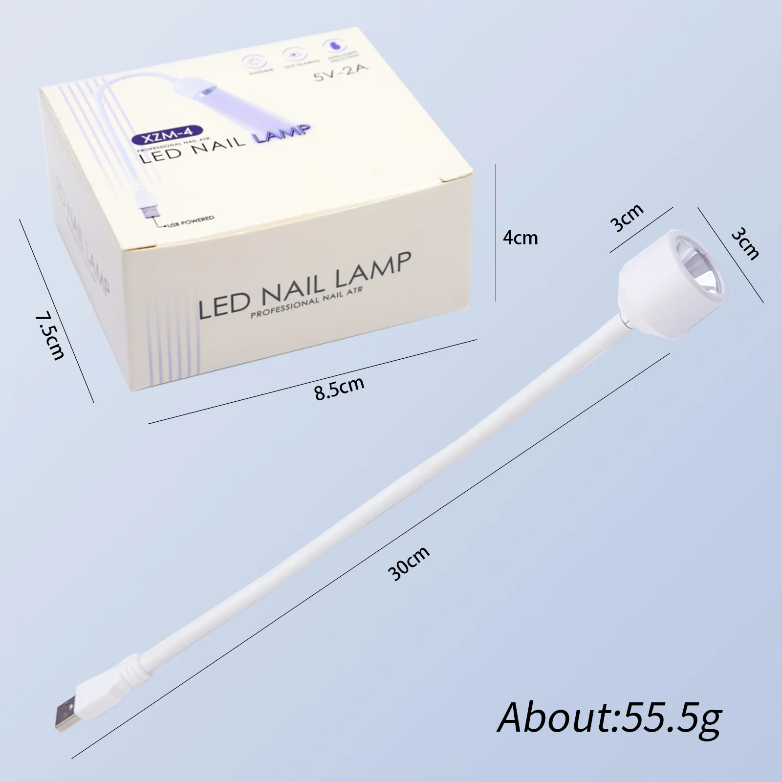Wholesale China Wholesale Mini Nail Led Lamp USB Dual Light Source Lamp Portable Purple UV Curing Small Nail Lamp