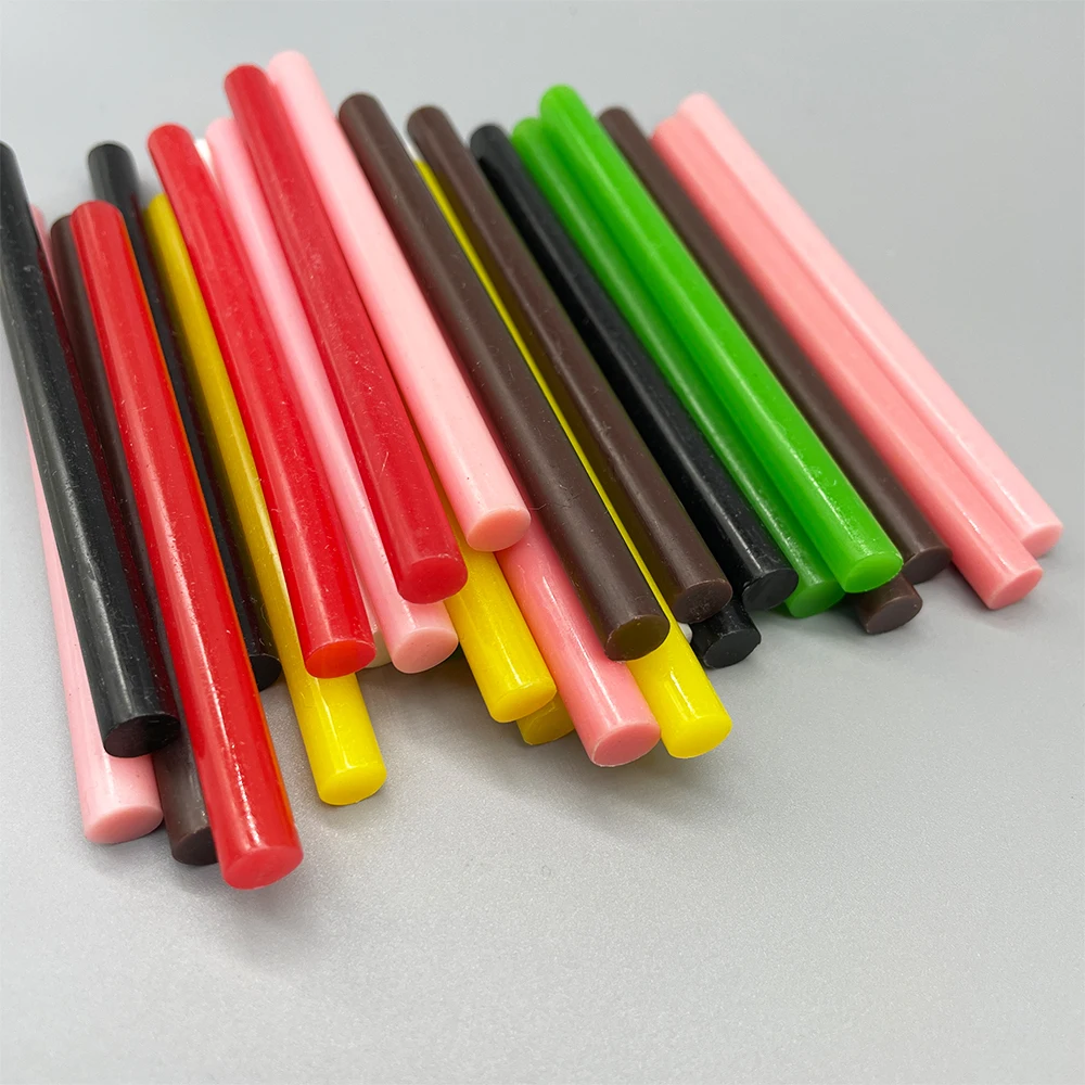 Colorful Hot melt glue stick 7mm School glue stick for Diy use