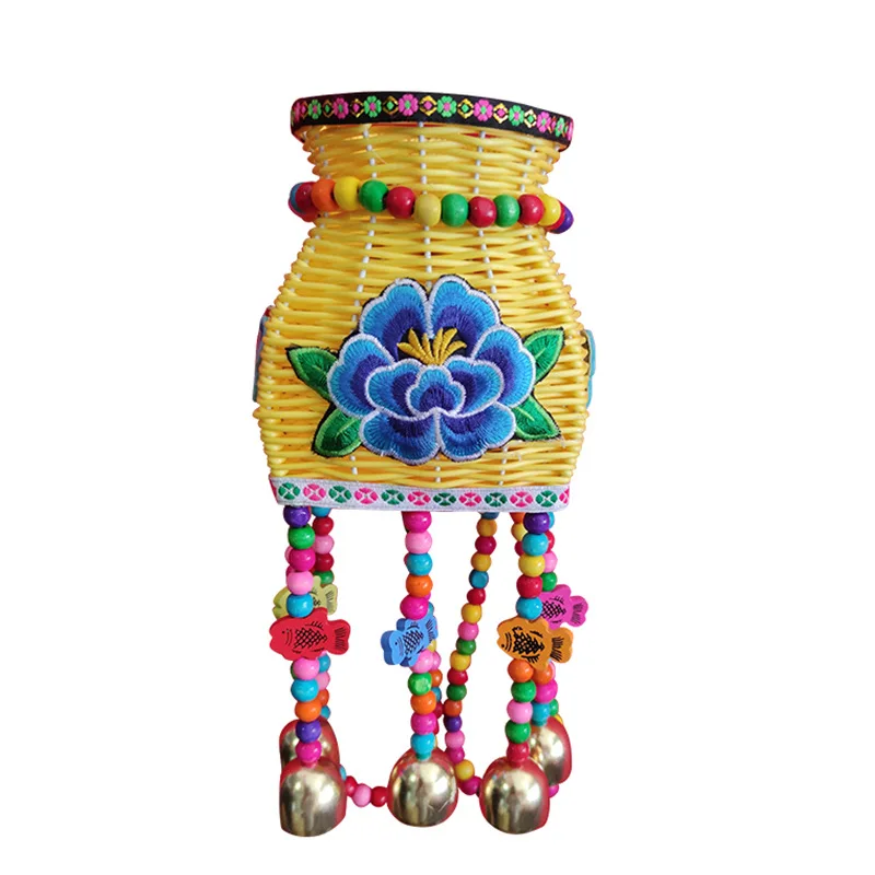 
Wholesale High Quality Cheap Bags Shoulder Women Storage Bamboo Basket 