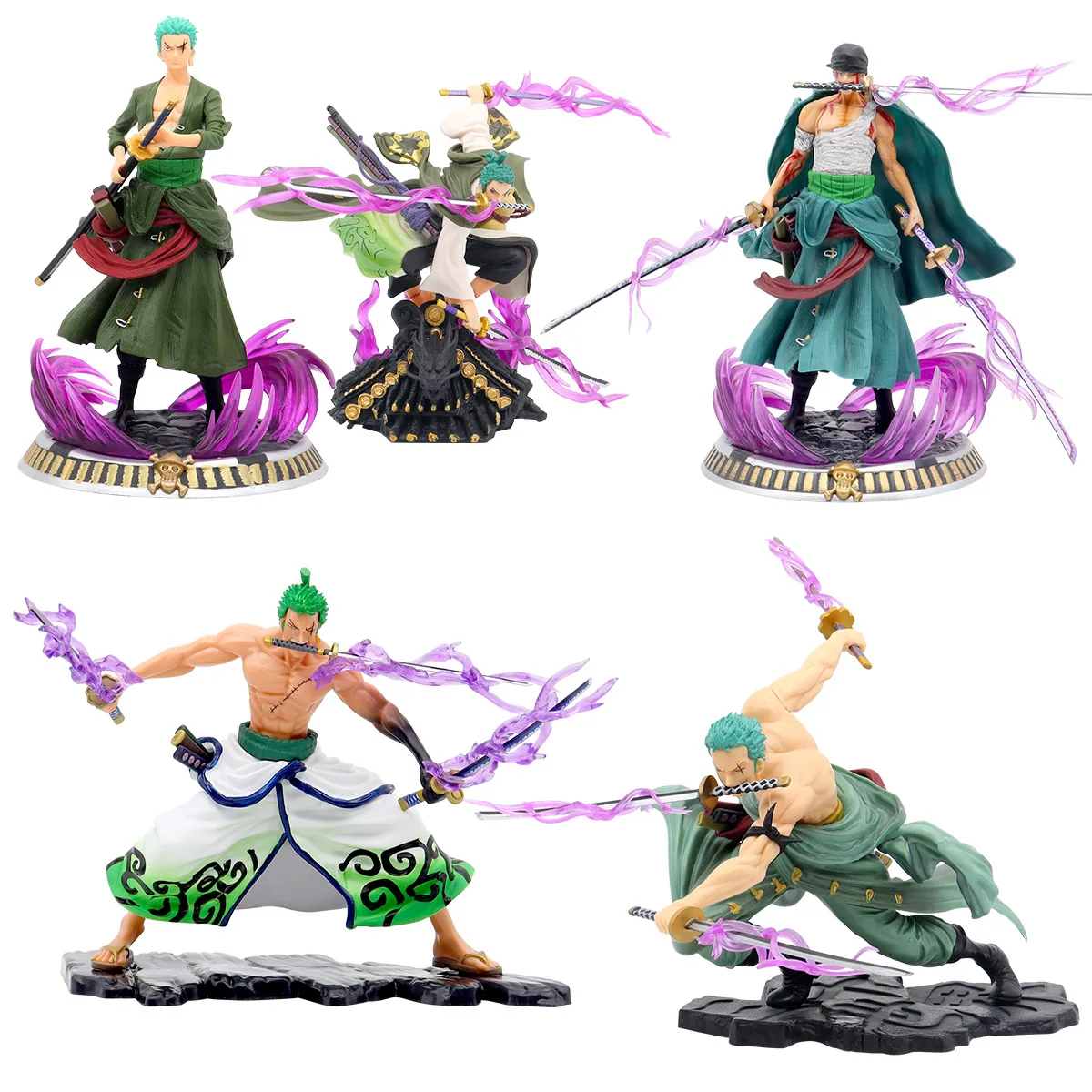 22 Styles Anime Three thousand worlds Roronoa Zoro Character Collectible Model Toy Anime PVC Action Figure