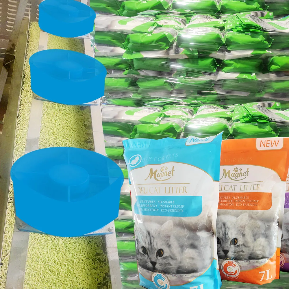 100% BiodegradableCat Sand  Incredible Odour Control Non Stick Gentle Paws Nurture flushable 7L Charcoal Tofu Cat Litter