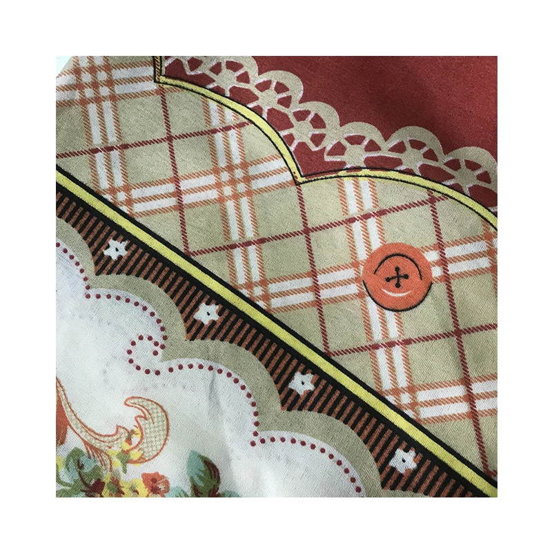 
100% polyester Rose pattern fabric with pigment printing bedding fabric curtain fabric flower design 